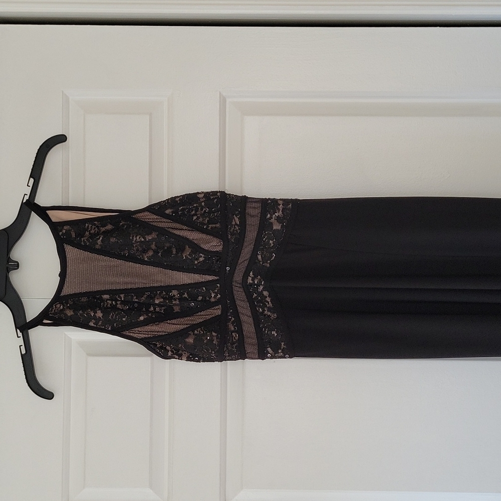 Black Halter Gown